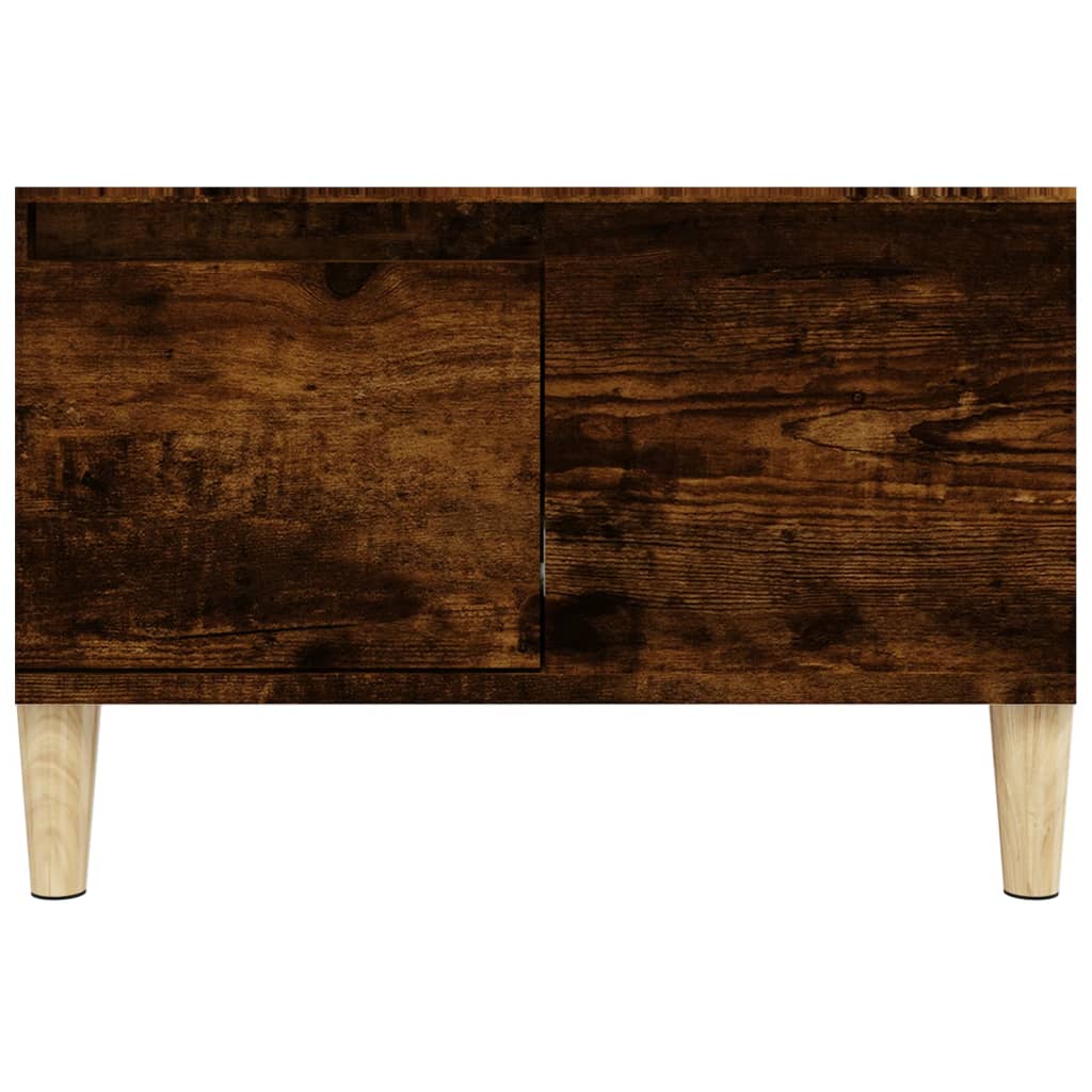 Măsuță de cafea, stejar afumat, 55x55x36,5 cm, lemn prelucrat GartenMobel Dekor