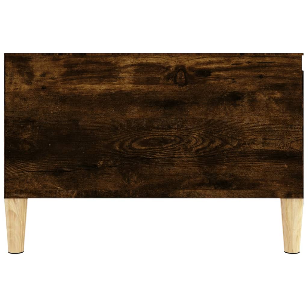 Măsuță de cafea, stejar afumat, 55x55x36,5 cm, lemn prelucrat GartenMobel Dekor