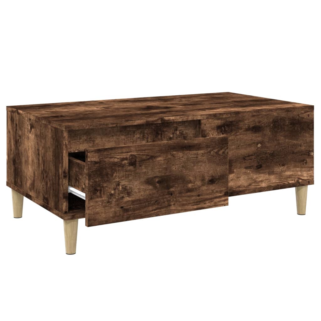 Măsuță de cafea, stejar fumuriu, 90x50x36,5 cm, lemn prelucrat GartenMobel Dekor