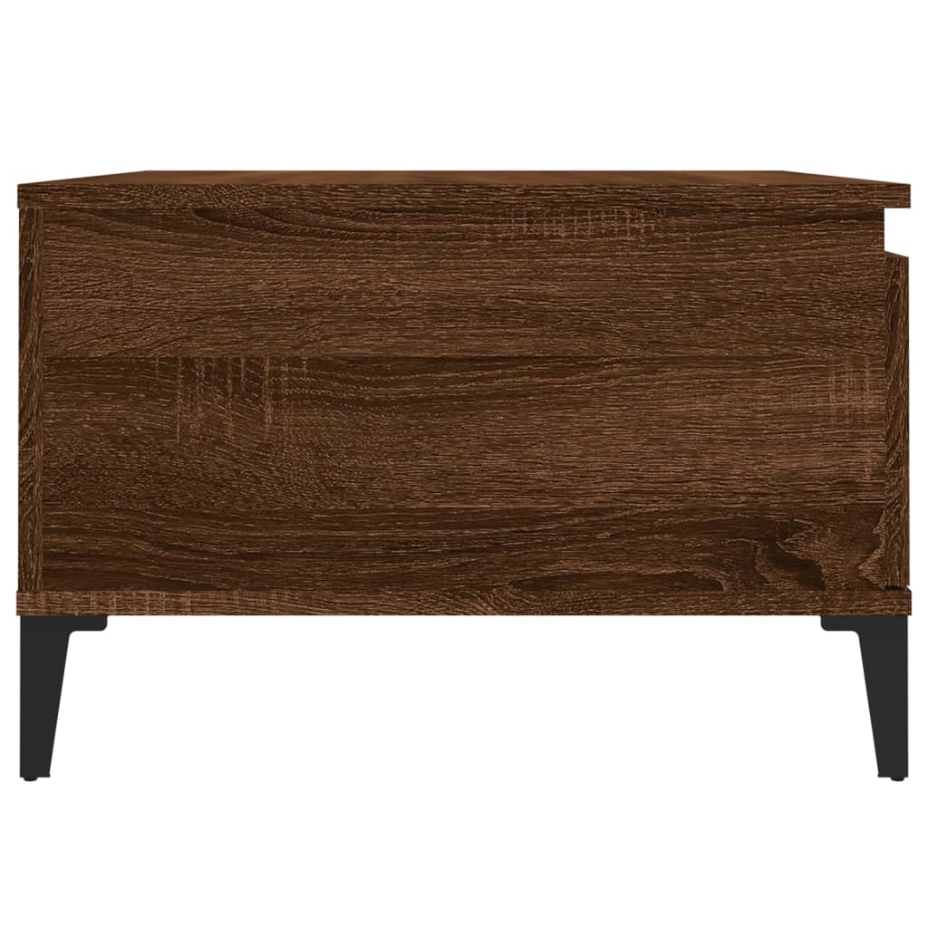 Măsuță de cafea, stejar maro, 55x55x36,5 cm, lemn prelucrat GartenMobel Dekor