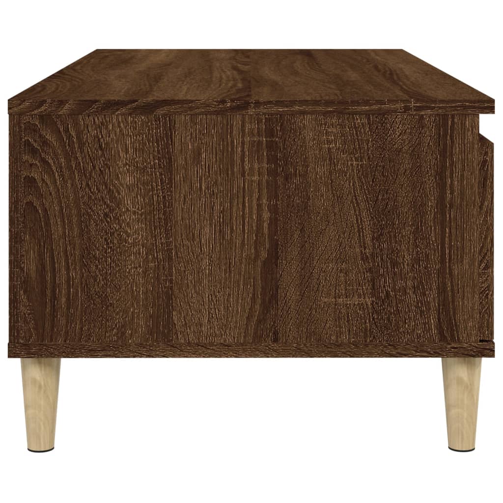 Măsuță de cafea, stejar maro, 90x50x36,5 cm, lemn prelucrat GartenMobel Dekor