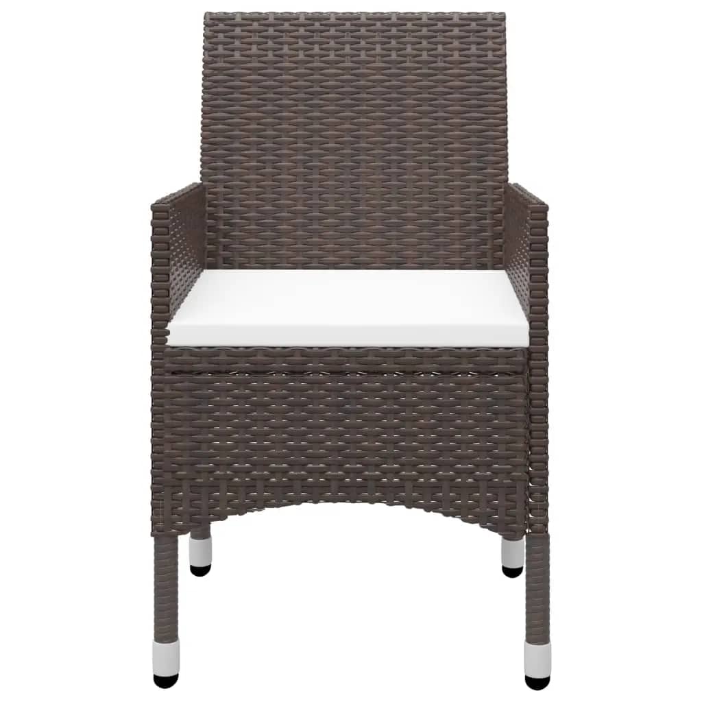 Set mobilier de grădină cu perne, 9 piese, maro GartenMobel Dekor