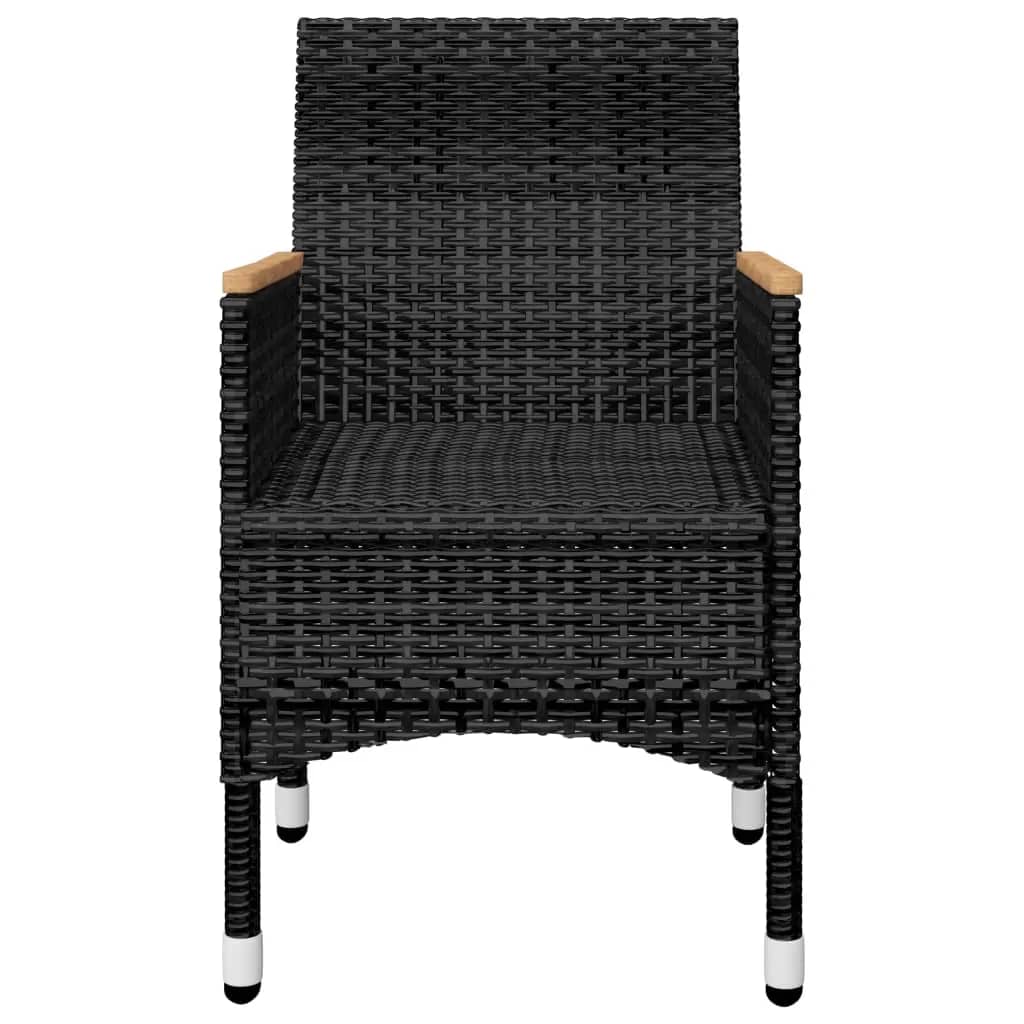 Set mobilier de grădină cu perne, 9 piese, negru GartenMobel Dekor