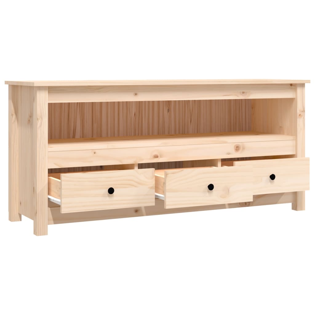 Comodă TV, 114x35x52 cm, lemn masiv de pin GartenMobel Dekor