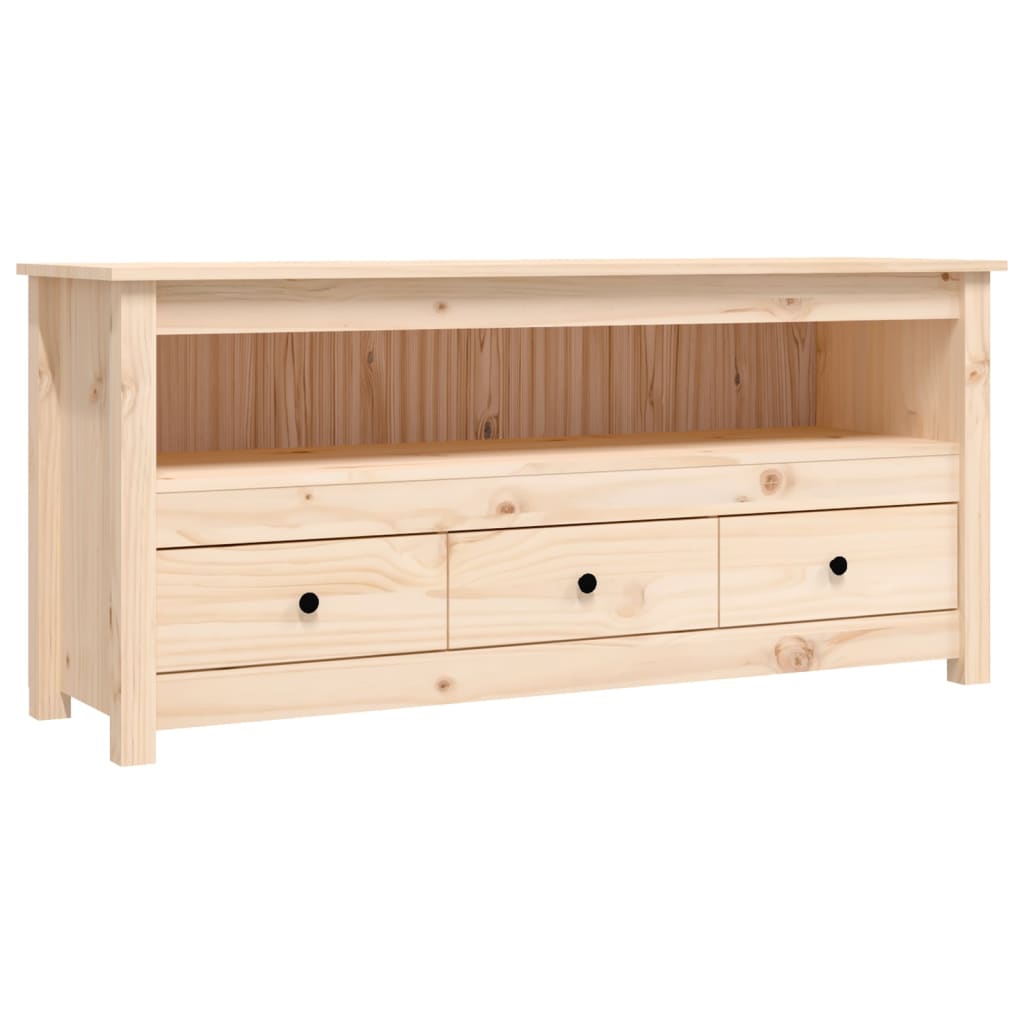 Comodă TV, 114x35x52 cm, lemn masiv de pin GartenMobel Dekor