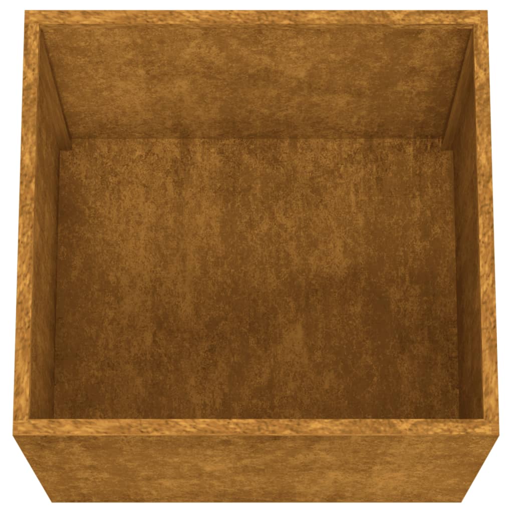 Jardiniere, 2 buc., 42x40x39 cm, oțel corten GartenMobel Dekor