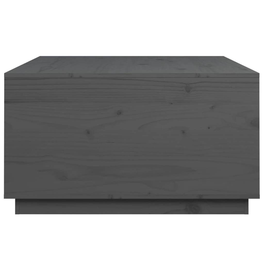 Măsuță de cafea, gri, 80x80x45 cm, lemn masiv de pin GartenMobel Dekor