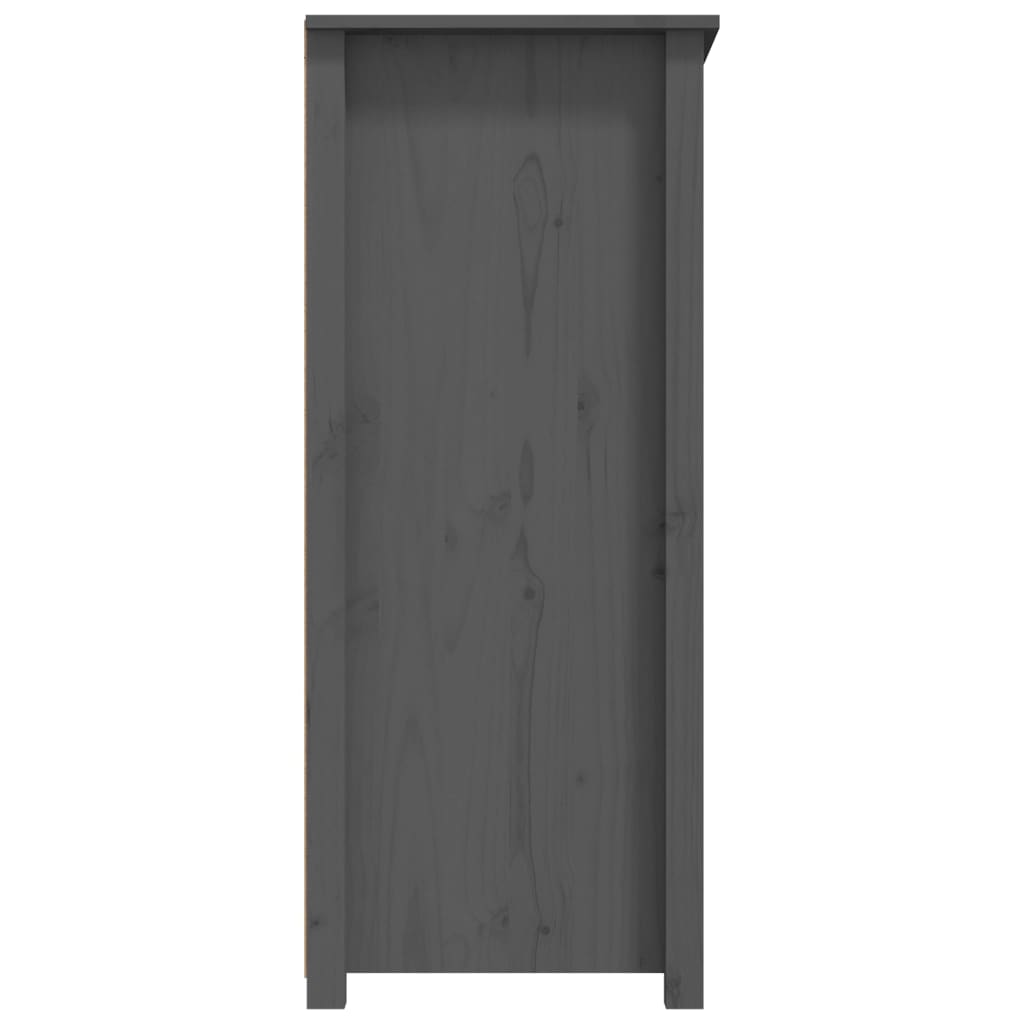 Servantă, gri, 83x41,5x100 cm, lemn masiv de pin GartenMobel Dekor