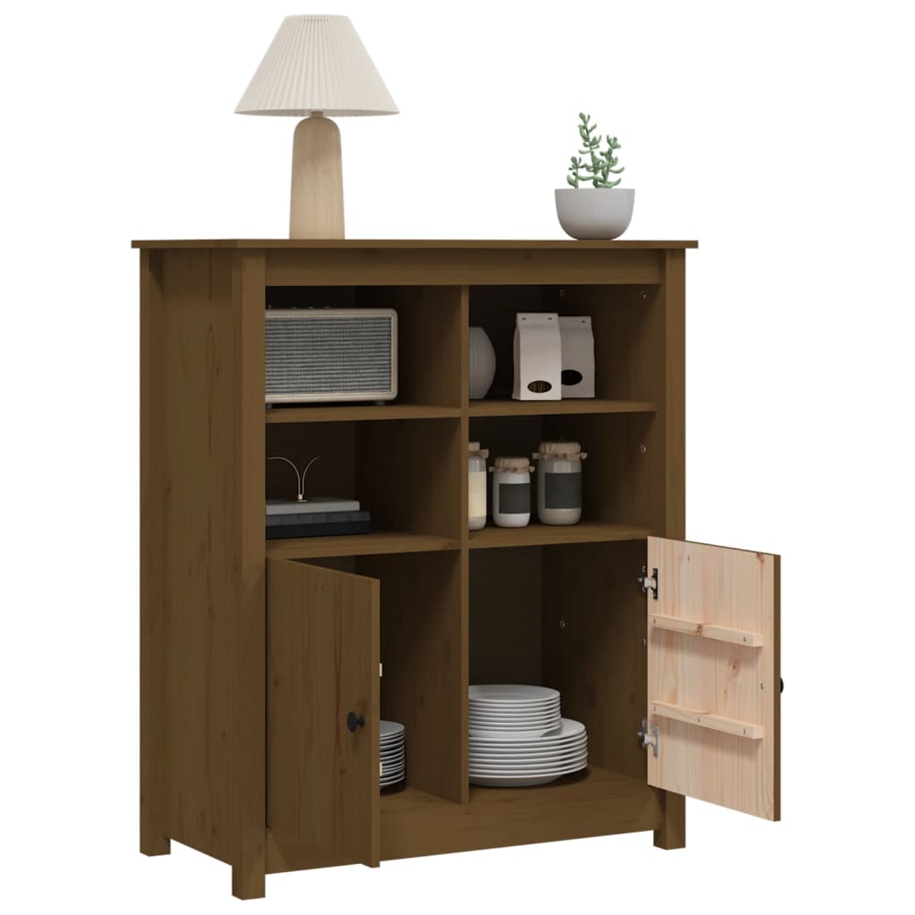 Servantă, maro miere, 83x41,5x100 cm, lemn masiv de pin GartenMobel Dekor