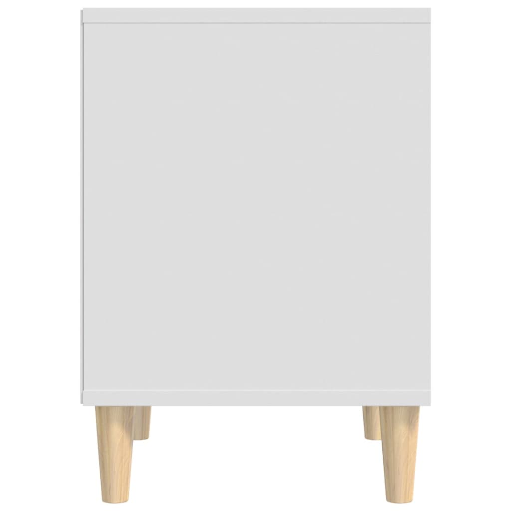 Noptiere, 2 buc., alb, 40x35x50 cm GartenMobel Dekor