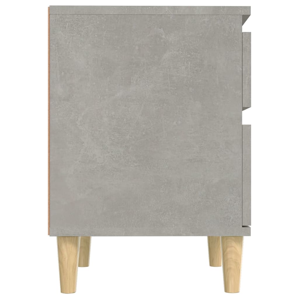 Noptiere, 2 buc., gri beton, 40x35x50 cm GartenMobel Dekor