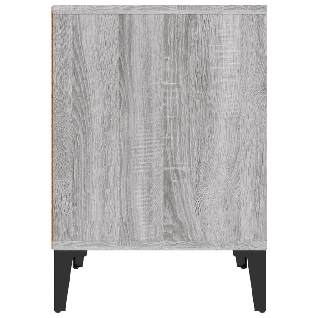 Noptiere, 2 buc., gri sonoma, 40x35x50 cm GartenMobel Dekor