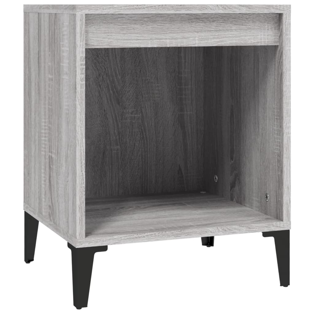 Noptiere, 2 buc., gri sonoma, 40x35x50 cm GartenMobel Dekor