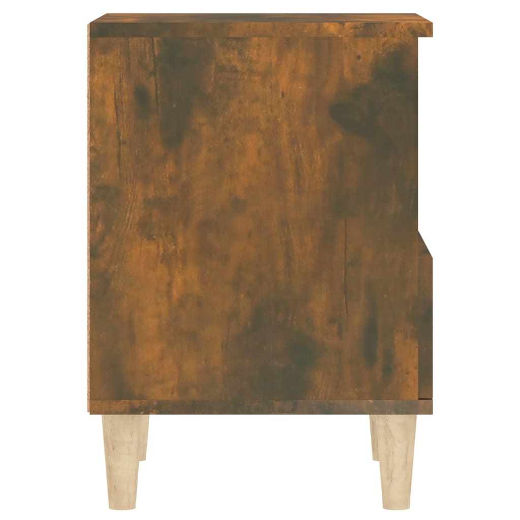 Noptiere, 2 buc., stejar fumuriu, 40x35x50 cm GartenMobel Dekor