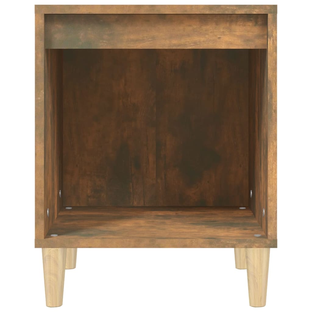 Noptiere, 2 buc., stejar fumuriu, 40x35x50 cm GartenMobel Dekor