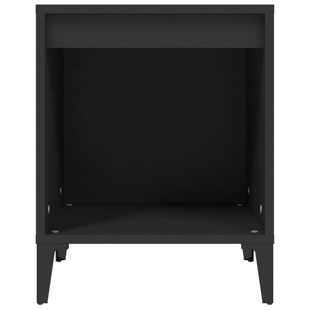 Noptiere, negru, 40x35x50 cm GartenMobel Dekor