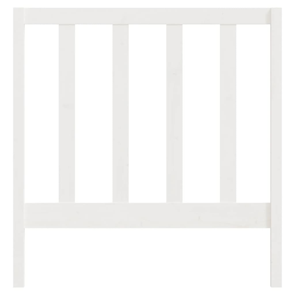 Tăblie de pat, alb, 95x4x100 cm, lemn masiv de pin GartenMobel Dekor