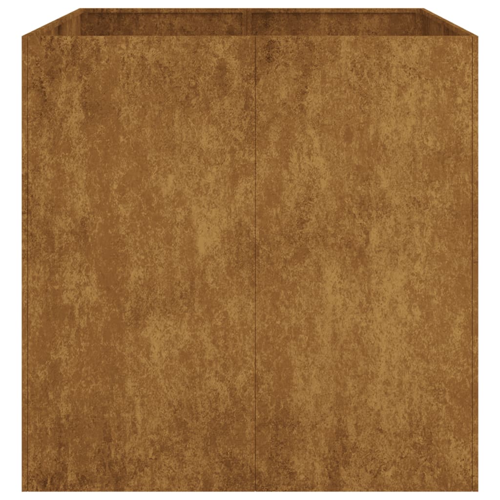 Jardinieră, 80x80x80 cm, oțel corten GartenMobel Dekor