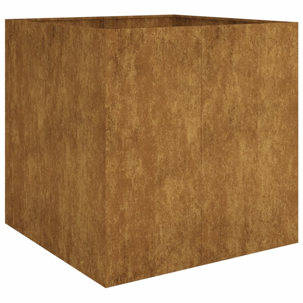 Jardinieră, 80x80x80 cm, oțel corten GartenMobel Dekor