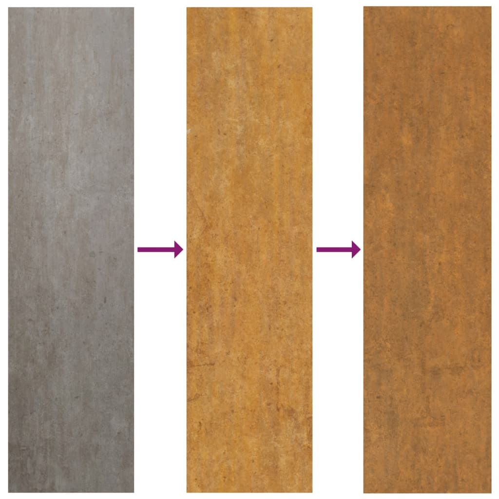 Jardinieră, 80x80x80 cm, oțel corten GartenMobel Dekor