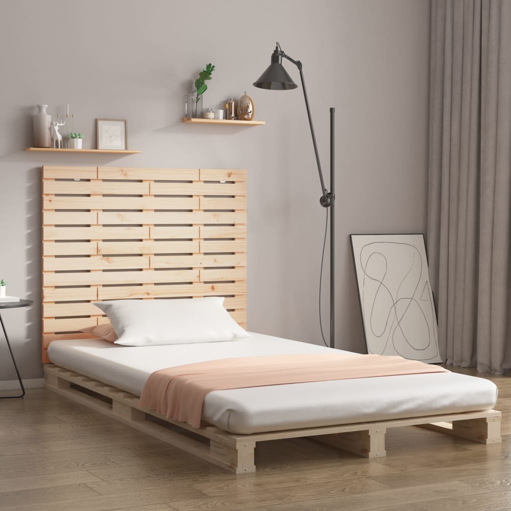 Tăblie de pat pentru perete, 126x3x91,5 cm, lemn masiv de pin GartenMobel Dekor
