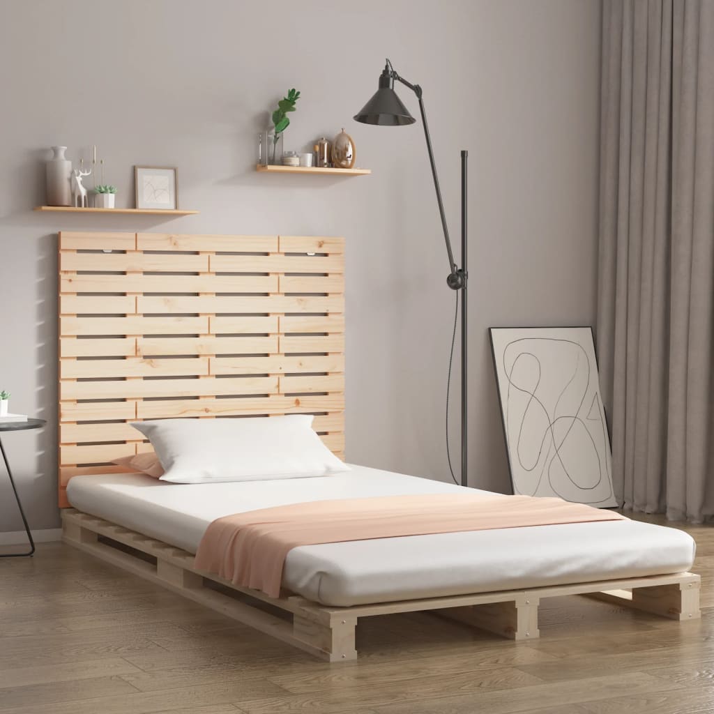 Tăblie de pat pentru perete, 141x3x91,5 cm, lemn masiv de pin GartenMobel Dekor