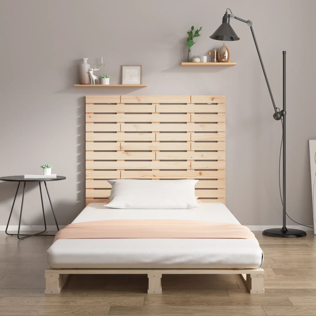 Tăblie de pat pentru perete, 146x3x91,5 cm, lemn masiv de pin GartenMobel Dekor