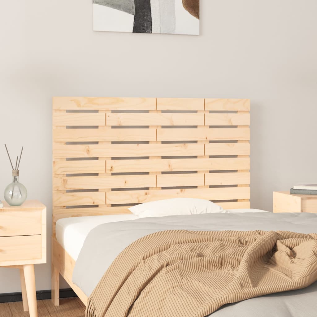 Tăblie de pat pentru perete, 81x3x63 cm, lemn masiv de pin GartenMobel Dekor