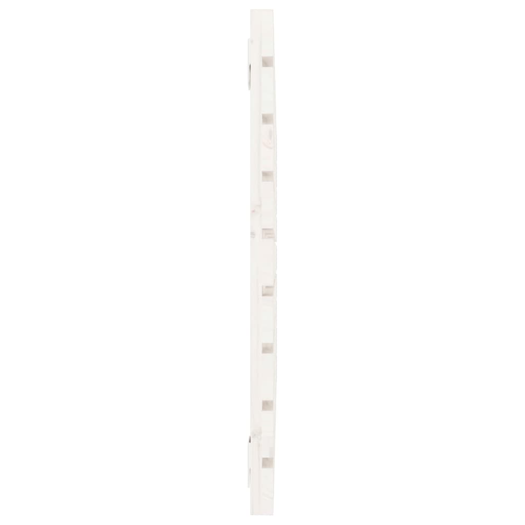 Tăblie de pat pentru perete, alb, 106x3x80 cm, lemn masiv pin GartenMobel Dekor