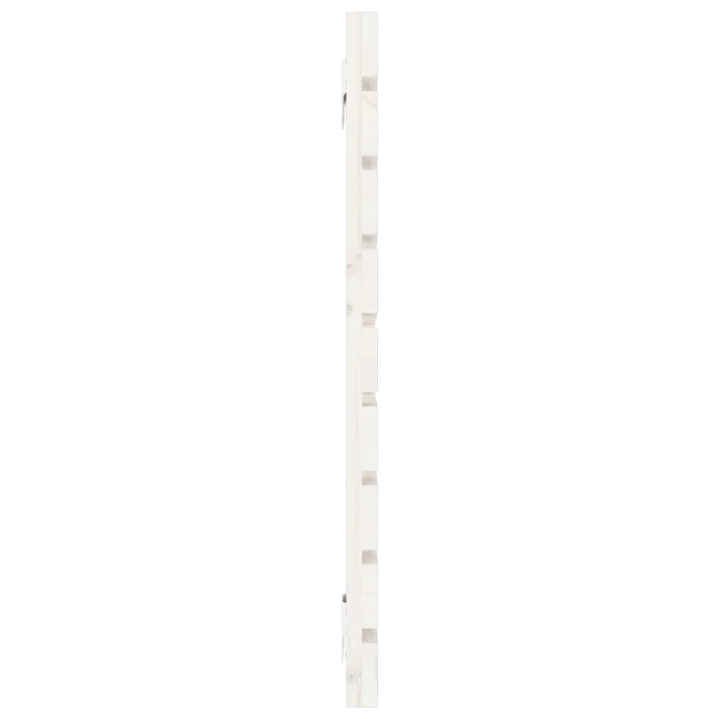 Tăblie de pat pentru perete, alb, 156x3x63 cm, lemn masiv pin GartenMobel Dekor