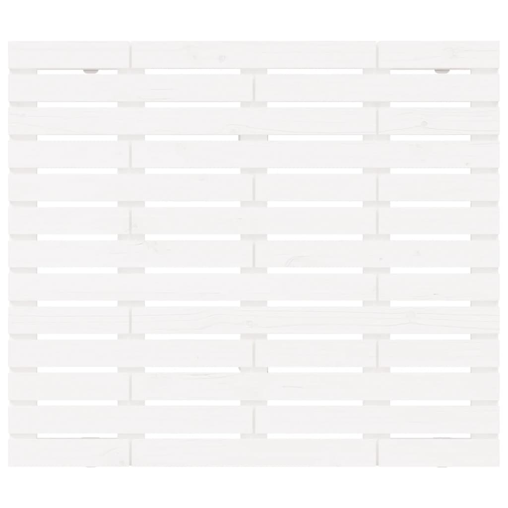 Tăblie de pat pentru perete, alb, 96x3x91,5 cm, lemn masiv pin GartenMobel Dekor