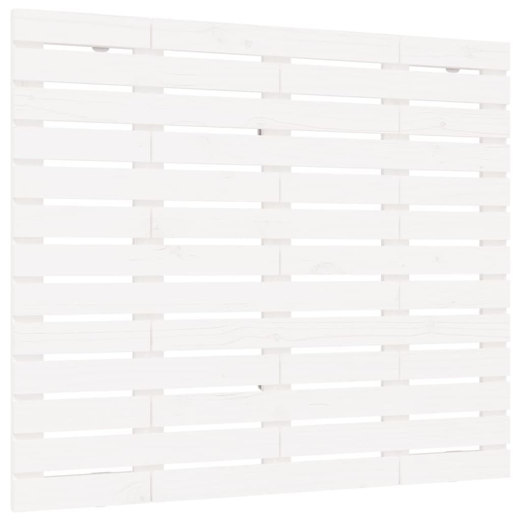 Tăblie de pat pentru perete, alb, 96x3x91,5 cm, lemn masiv pin GartenMobel Dekor