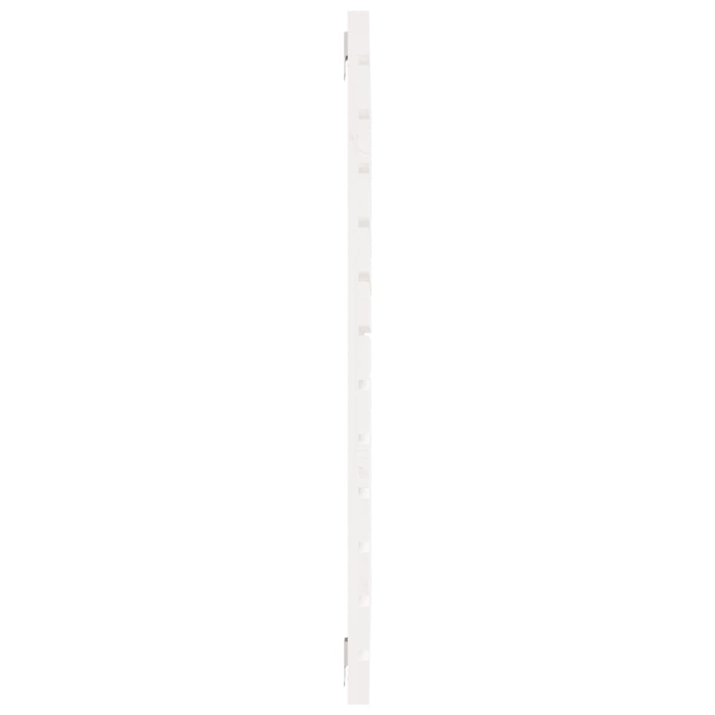 Tăblie de pat pentru perete, alb, 96x3x91,5 cm, lemn masiv pin GartenMobel Dekor