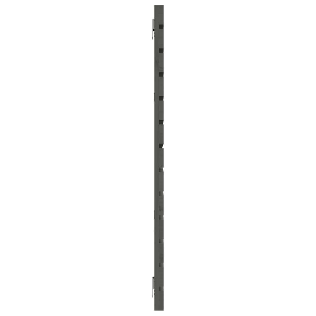 Tăblie de pat pentru perete, gri, 166x3x91,5 cm, lemn masiv pin GartenMobel Dekor
