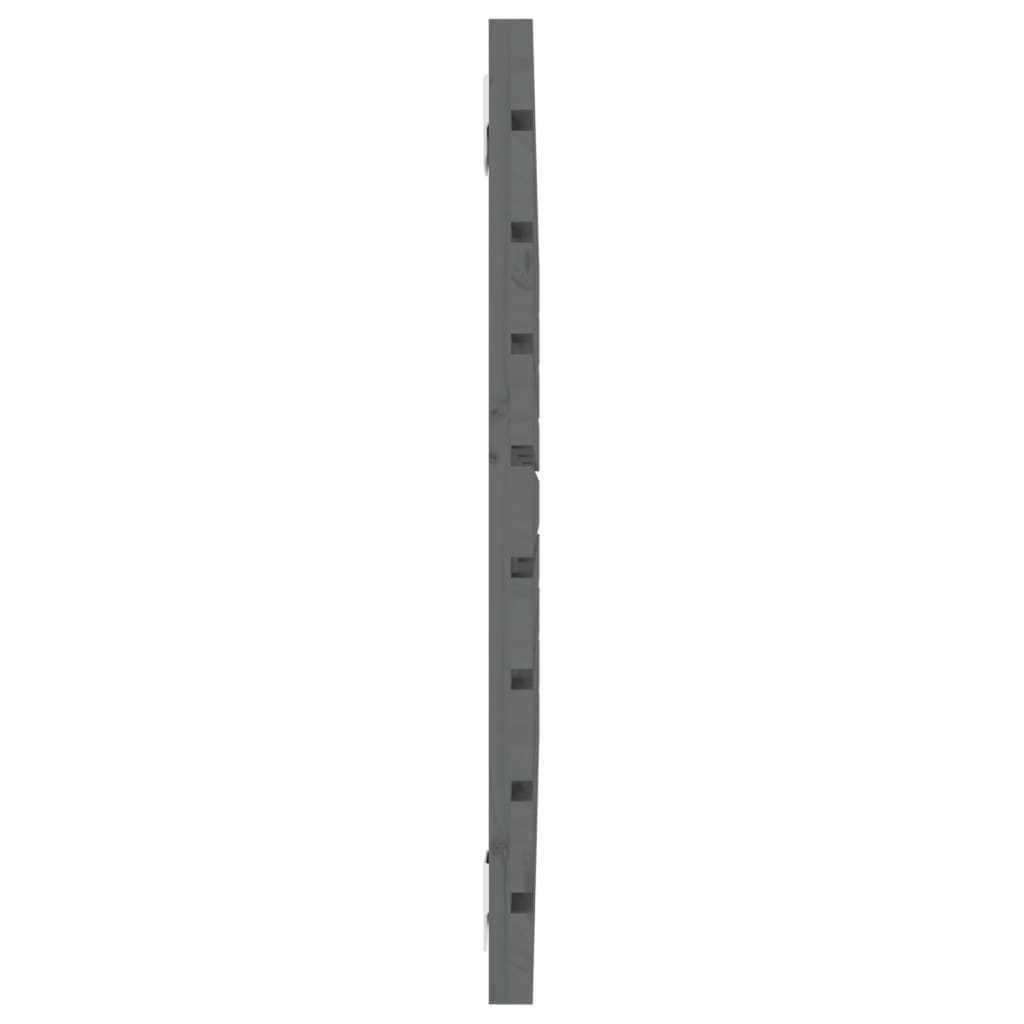 Tăblie de pat pentru perete, gri, 96x3x63 cm, lemn masiv pin GartenMobel Dekor