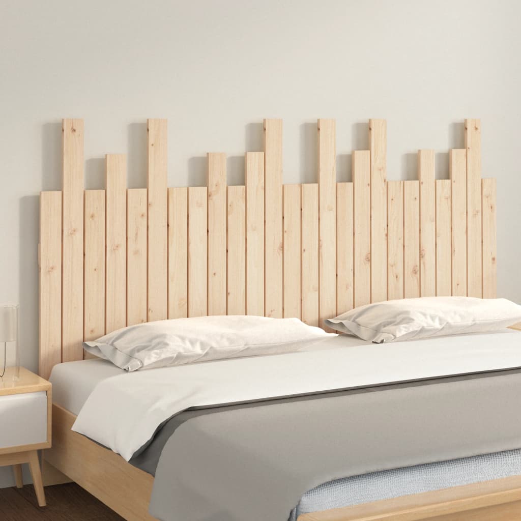 Tăblie de pat pentru perete, 159,5x3x80 cm, lemn masiv de pin GartenMobel Dekor