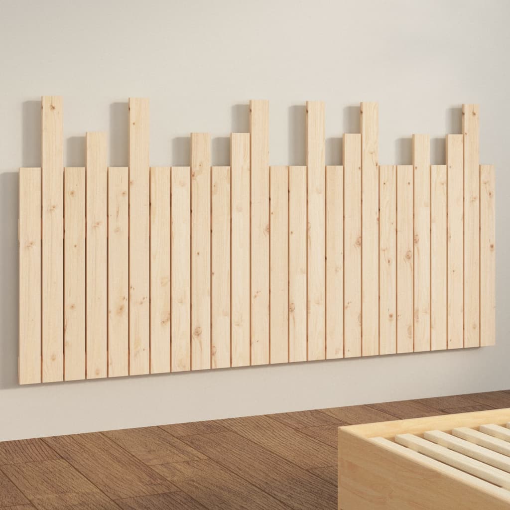 Tăblie de pat pentru perete, 159,5x3x80 cm, lemn masiv de pin GartenMobel Dekor