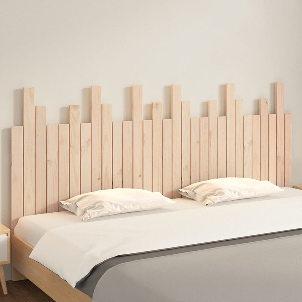 Tăblie de pat pentru perete, 185x3x80 cm, lemn masiv de pin GartenMobel Dekor