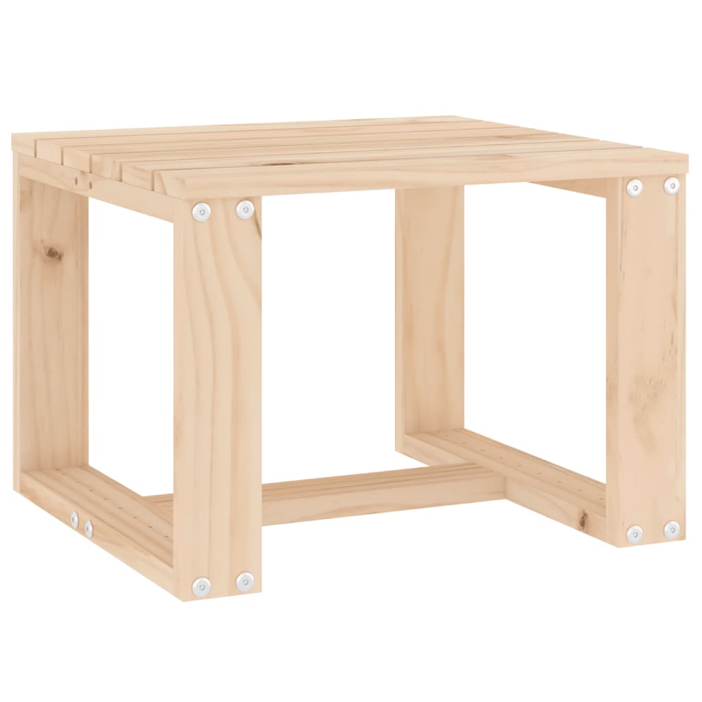 Măsuță laterală grădină, 40x38x28,5 cm, lemn masiv pin GartenMobel Dekor