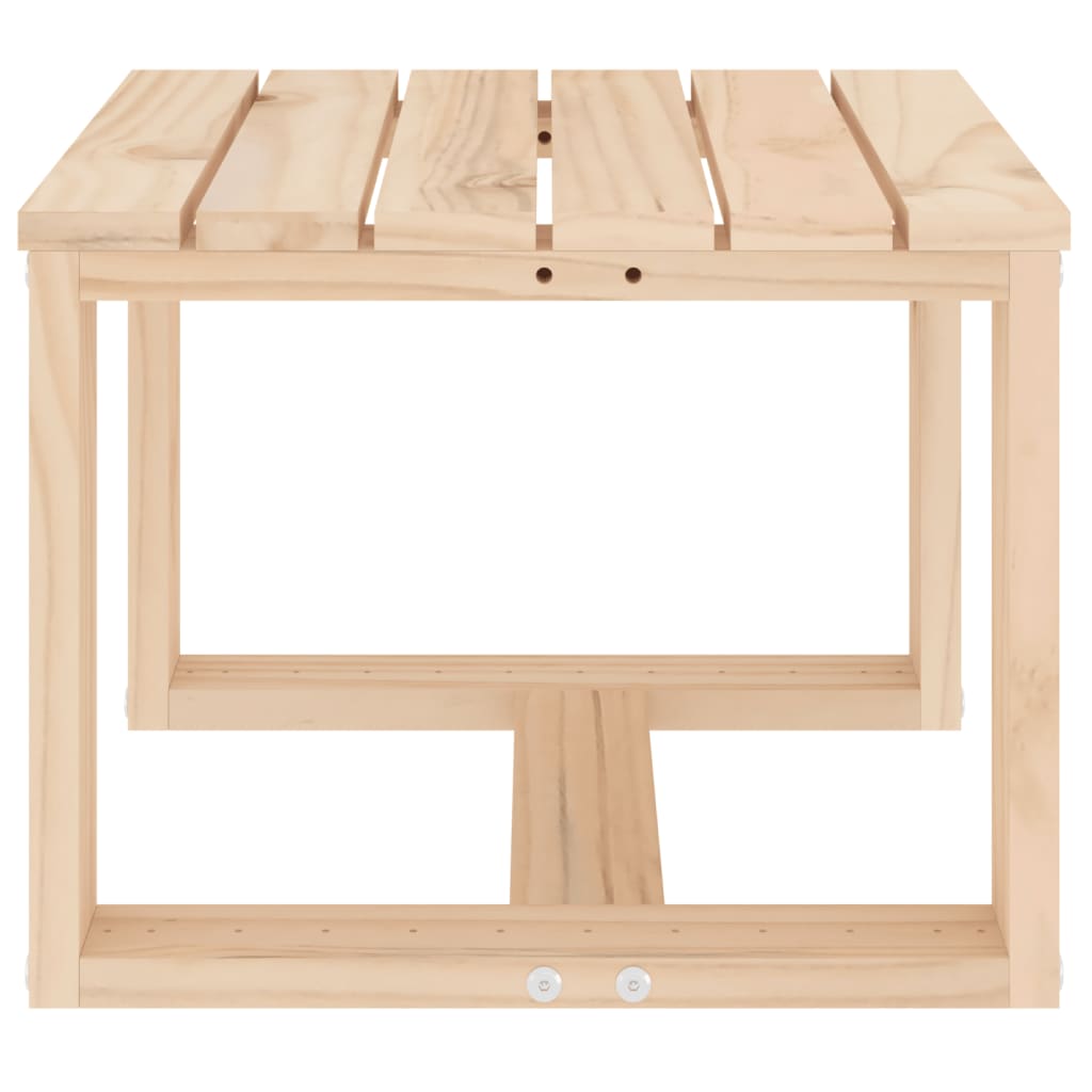 Măsuță laterală grădină, 40x38x28,5 cm, lemn masiv pin GartenMobel Dekor