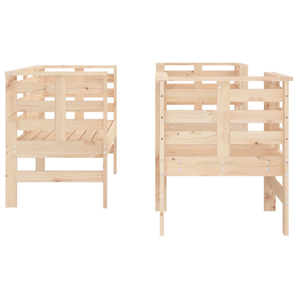 Set mobilier de grădină, 3 piese, lemn masiv de pin GartenMobel Dekor