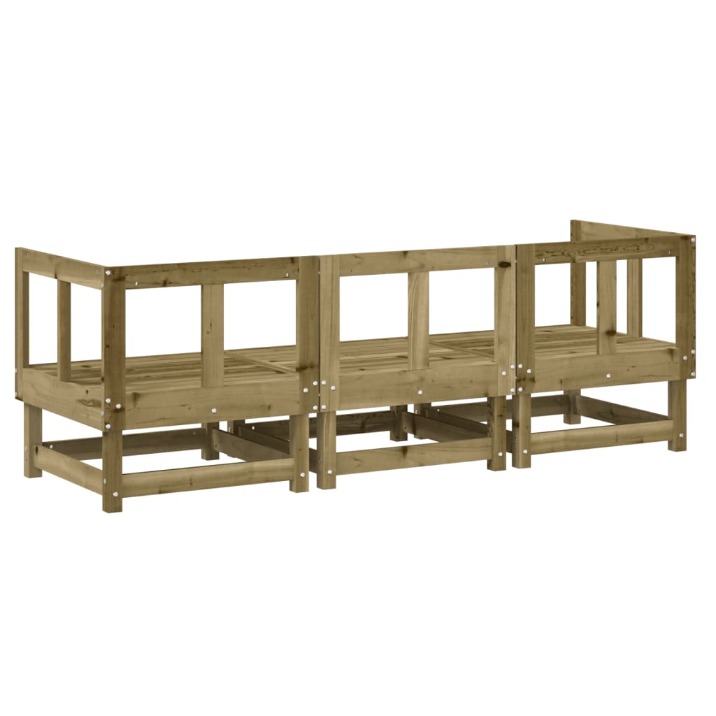 Set mobilier de grădină, 3 piese, lemn de pin impregnat GartenMobel Dekor