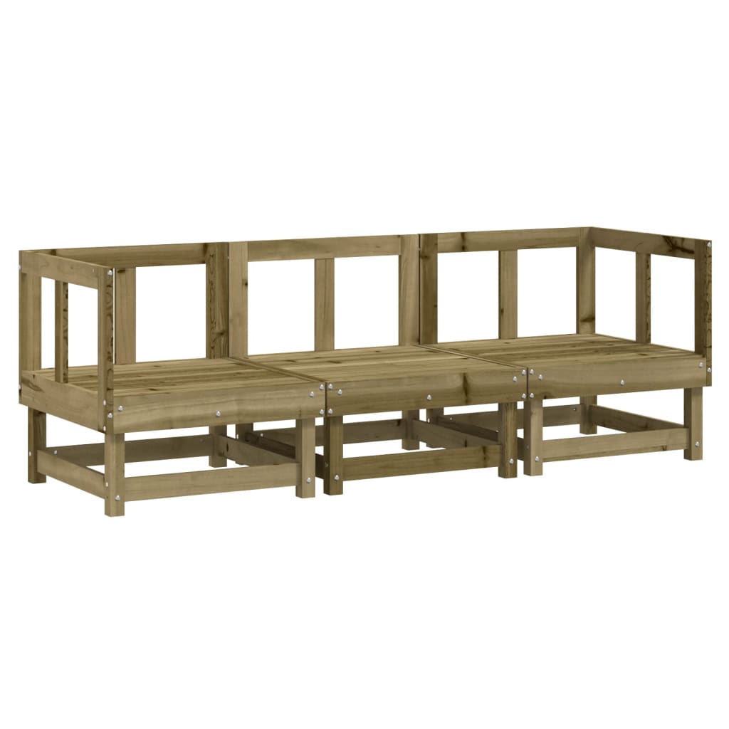 Set mobilier de grădină, 3 piese, lemn de pin impregnat GartenMobel Dekor