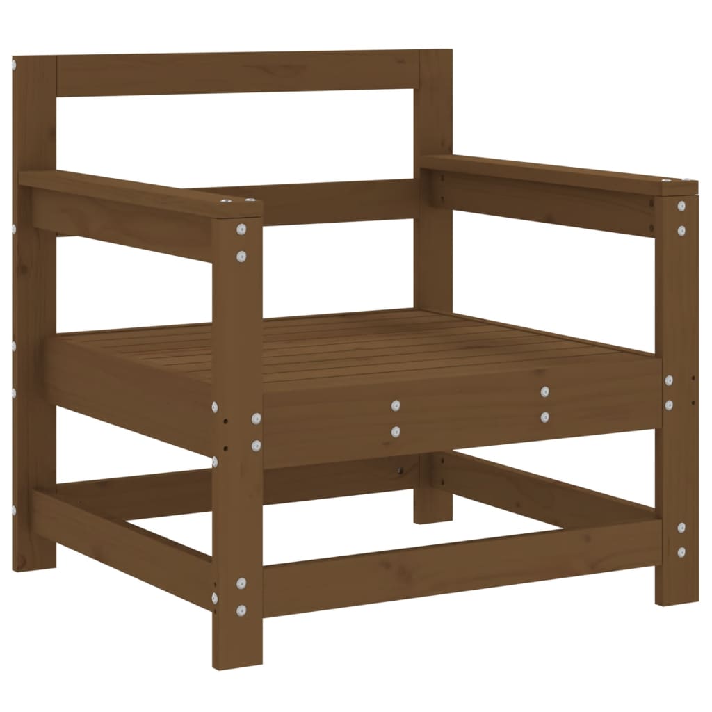 Scaune de grădină, 2 buc., maro miere, lemn masiv pin GartenMobel Dekor