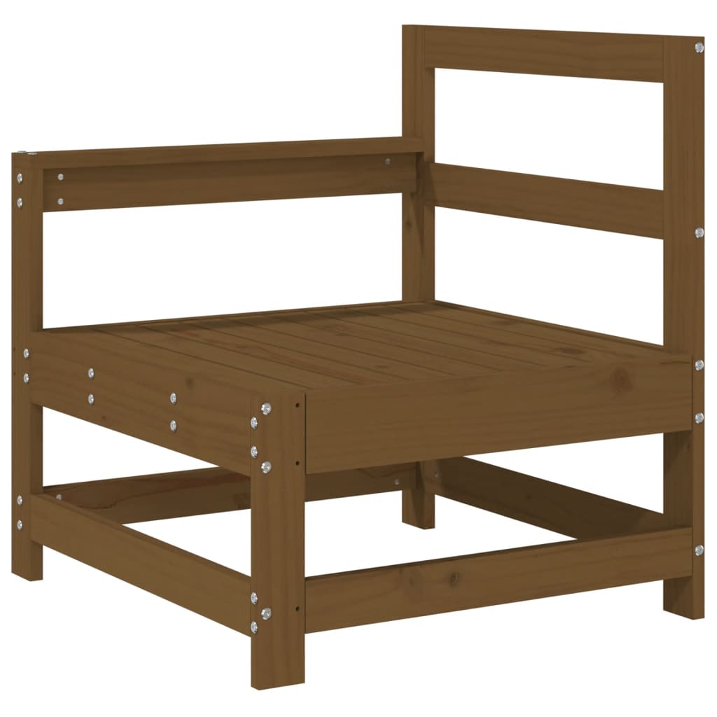 Set mobilier de grădină, 3 piese, maro miere, lemn masiv de pin GartenMobel Dekor