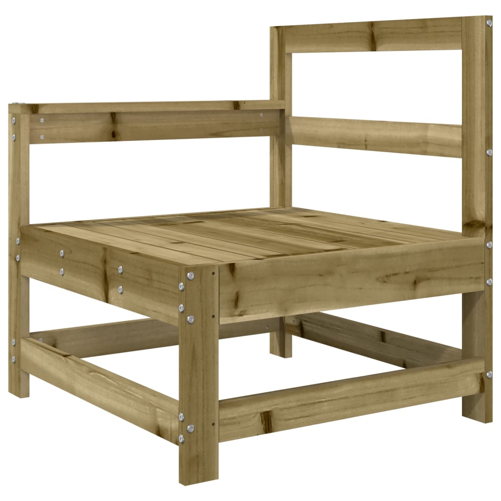 Scaun de grădină cu perne, lemn de pin tratat GartenMobel Dekor