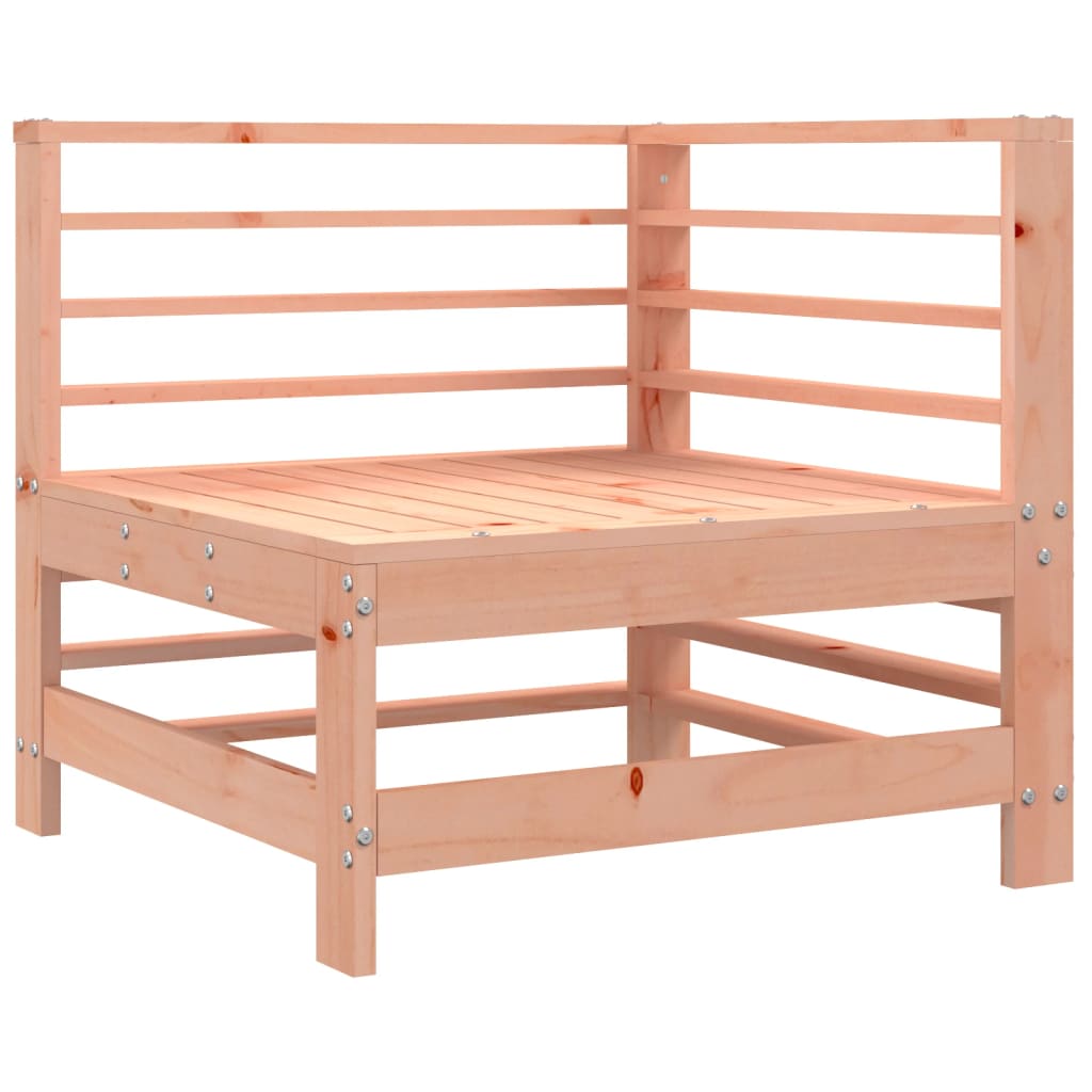 Canapea colțar cu perne, lemn masiv douglas GartenMobel Dekor