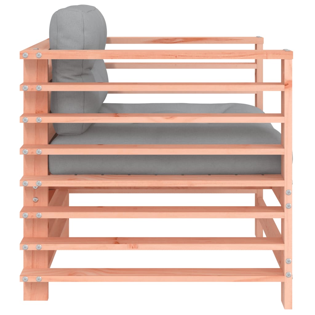 Scaune de grădină cu perne, 2 buc., lemn masiv douglas GartenMobel Dekor