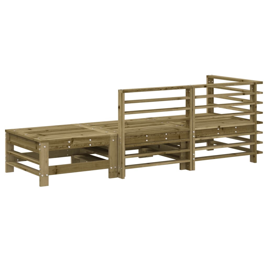 Set mobilier de grădină, 3 piese, lemn de pin impregnat GartenMobel Dekor