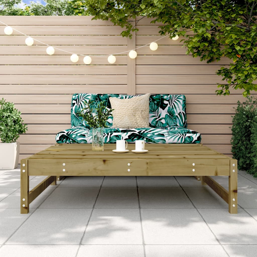 Taburet de grădină, 120x80 cm, lemn de pin impregnat GartenMobel Dekor